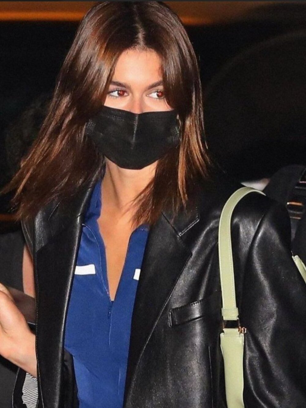 Peach Den Navy Kernel Jumpsuit in XS (worn by Kaia Gerber!) - Picture 2 of 5